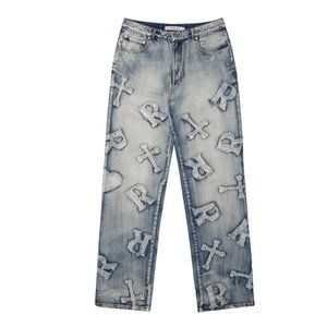 racer worldwide ice patch jeans